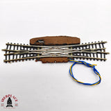 ♻️ 2da mano -  Märklin 2x 8560 Cruce de vías eléctrico Z escala 1:220 E14 3/6