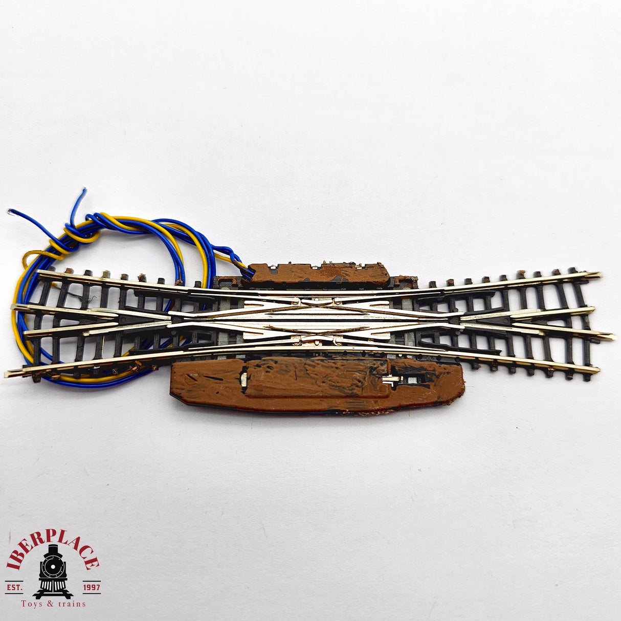 ♻️ 2da mano -  Märklin 2x 8560 Cruce de vías eléctrico Z escala 1:220 E14 6/6