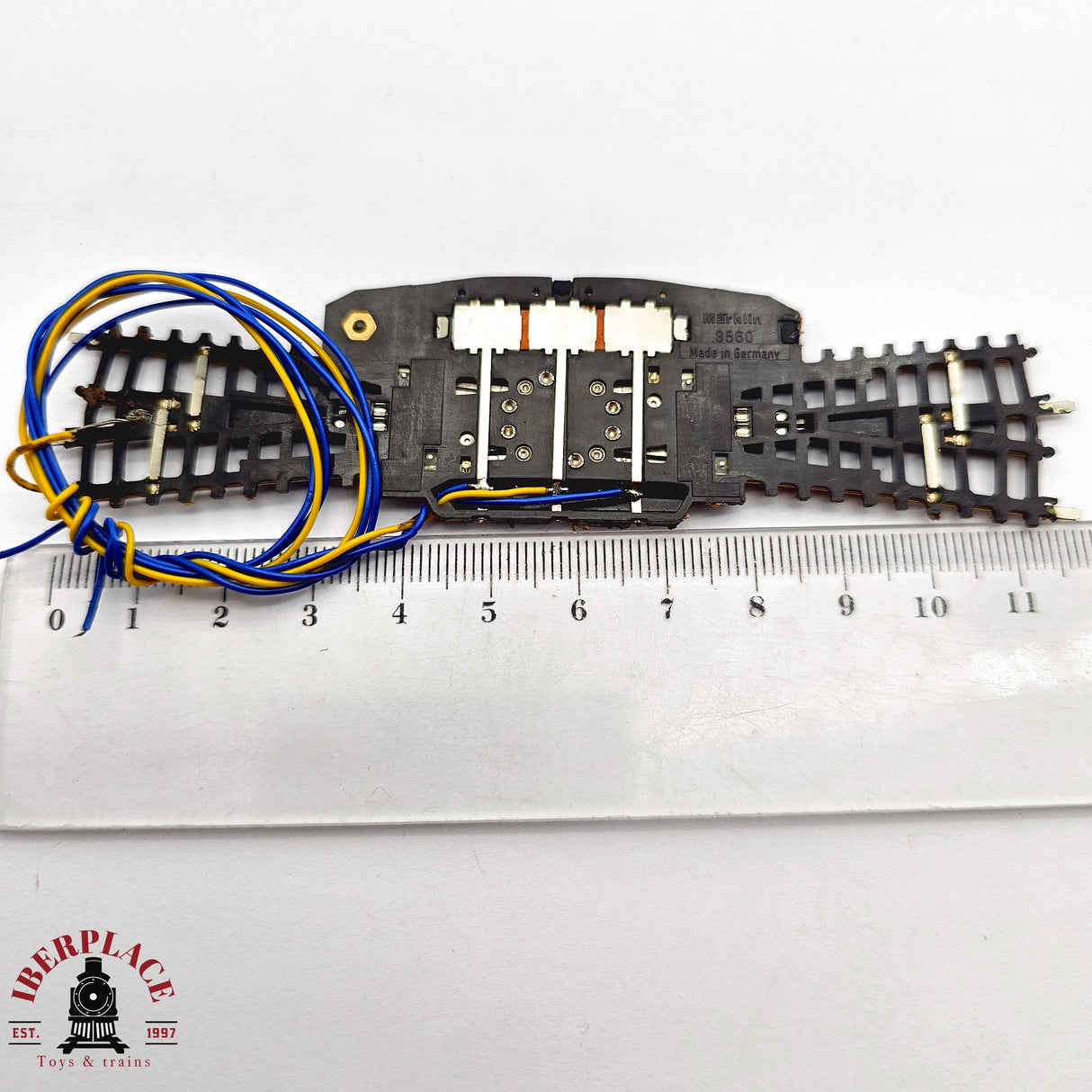 ♻️ 2da mano -  Märklin 2x 8560 Cruce de vías eléctrico Z escala 1:220 E14 6/6