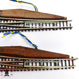 ♻️ 2da mano -  Märklin 2x 8561 8564 desvíos a la derecha Z escala 1:220 E14