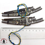 ♻️ 2da mano -  Märklin 2x 8567 desvíos curvos a la derecha Z escala 1:220 E14