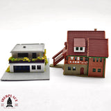 ♻️ 2da mano - Märklin Vollmer 2x casa adosada casa de campo Z escala 1:220 E14