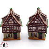 ♻️ 2da mano - Vollmer 2x casas de campo con entramado de madera Z escala 1:220 E14