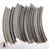 ♻️ 2da mano - Märklin 16x 8510 vías curvas 145mm Z escala 1:220 E14