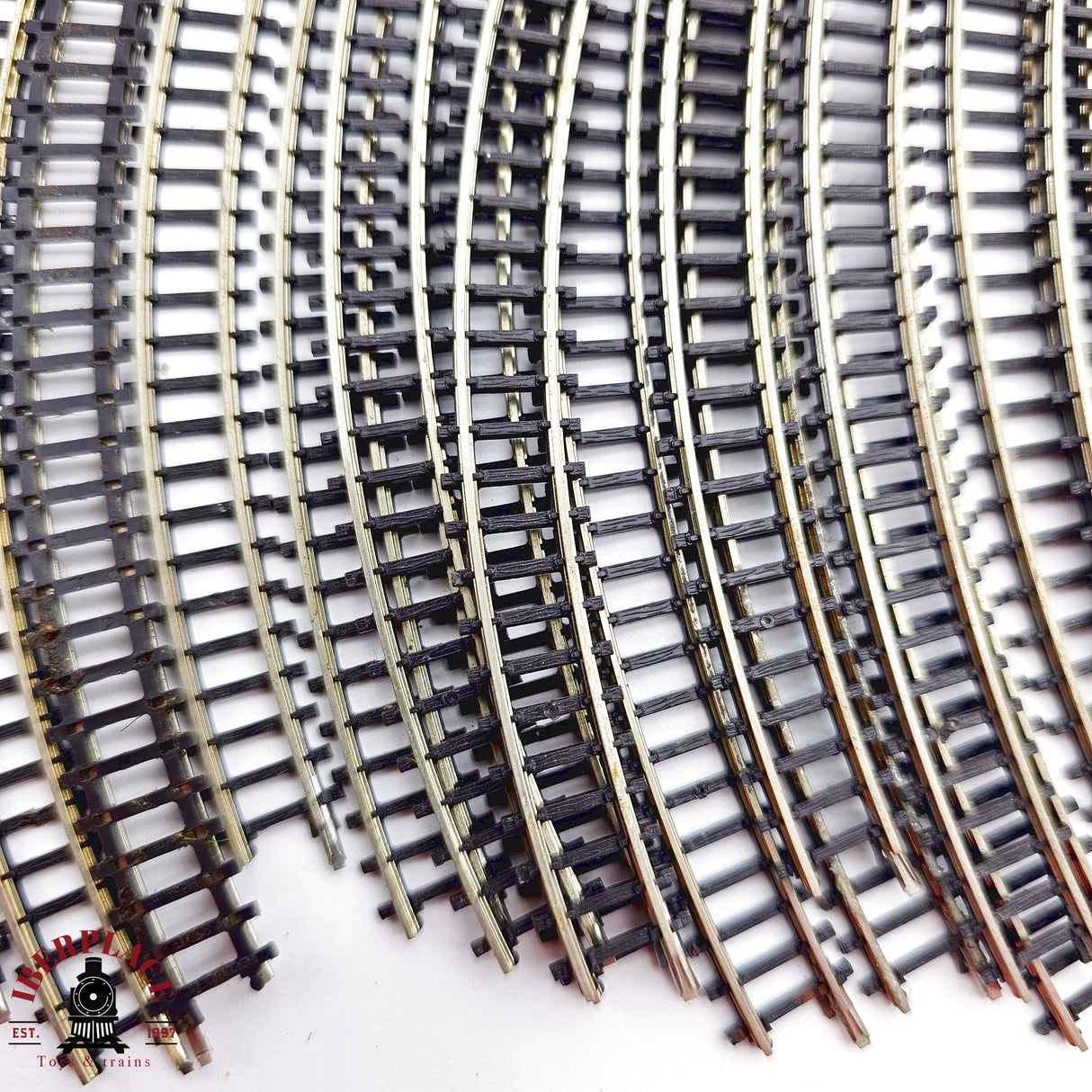 ♻️ 2da mano - Märklin 16x 8510 vías curvas 145mm Z escala 1:220 E14