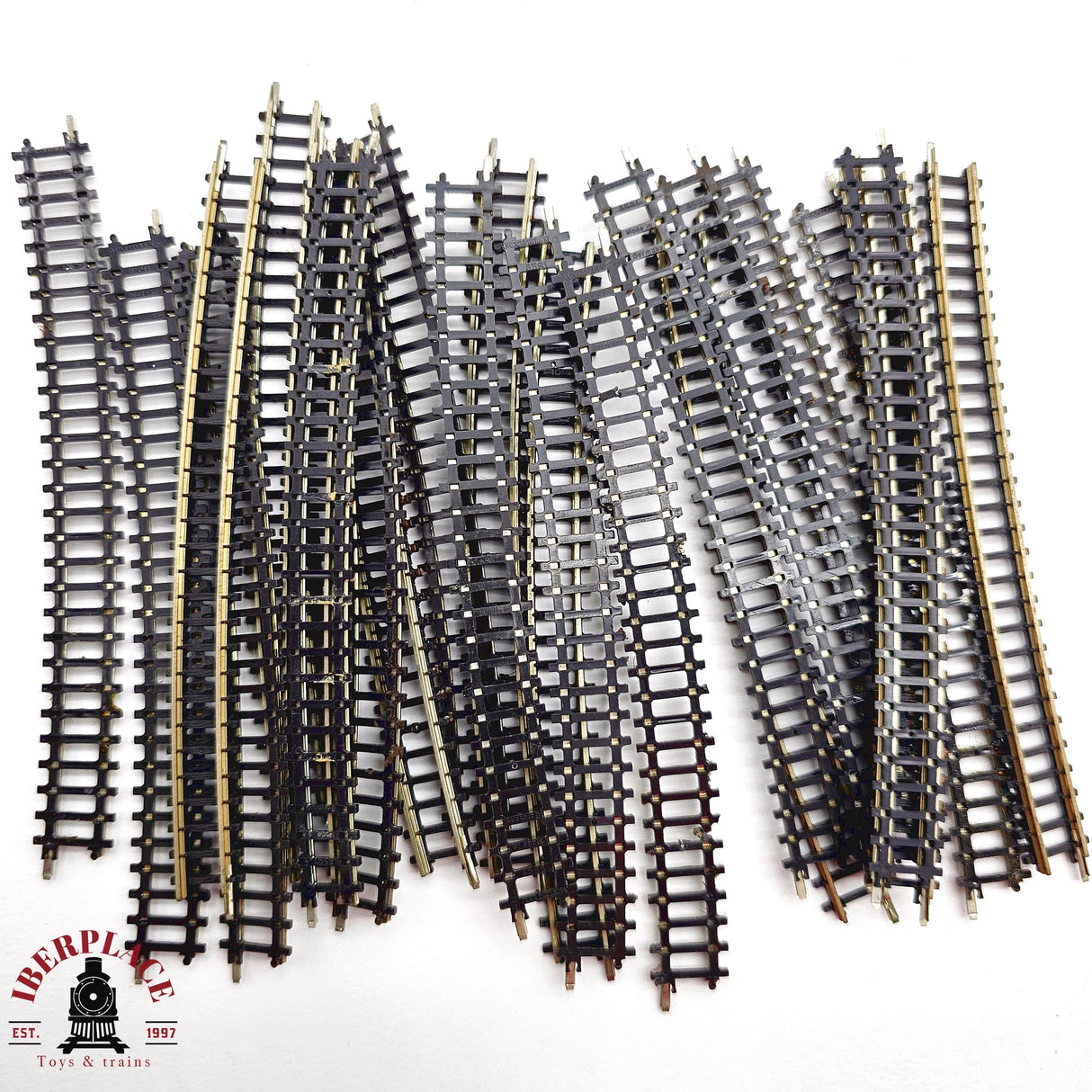 ♻️ 2da mano - Märklin 22x 8591 vías curvas 490mm Z escala 1:220 E14