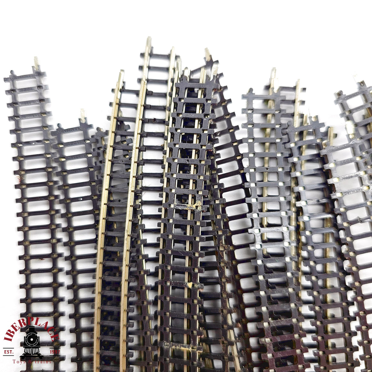 ♻️ 2da mano - Märklin 22x 8591 vías curvas 490mm Z escala 1:220 E14