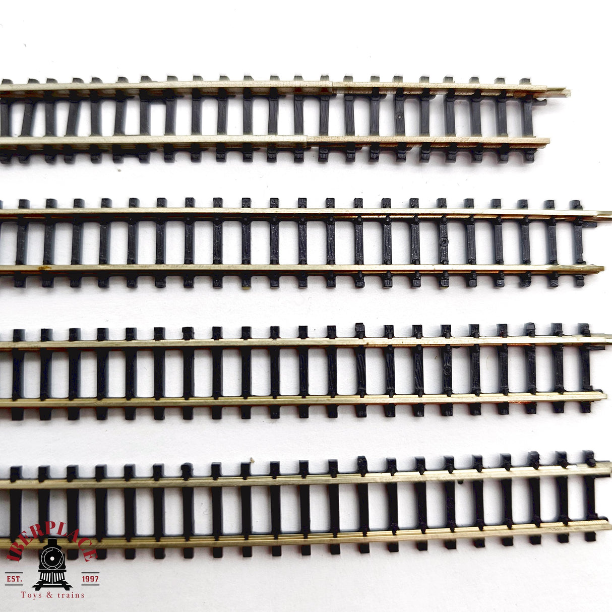 ♻️ 2da mano - Märklin 4x 8500 vías rectas 110mm Z escala 1:220 E14