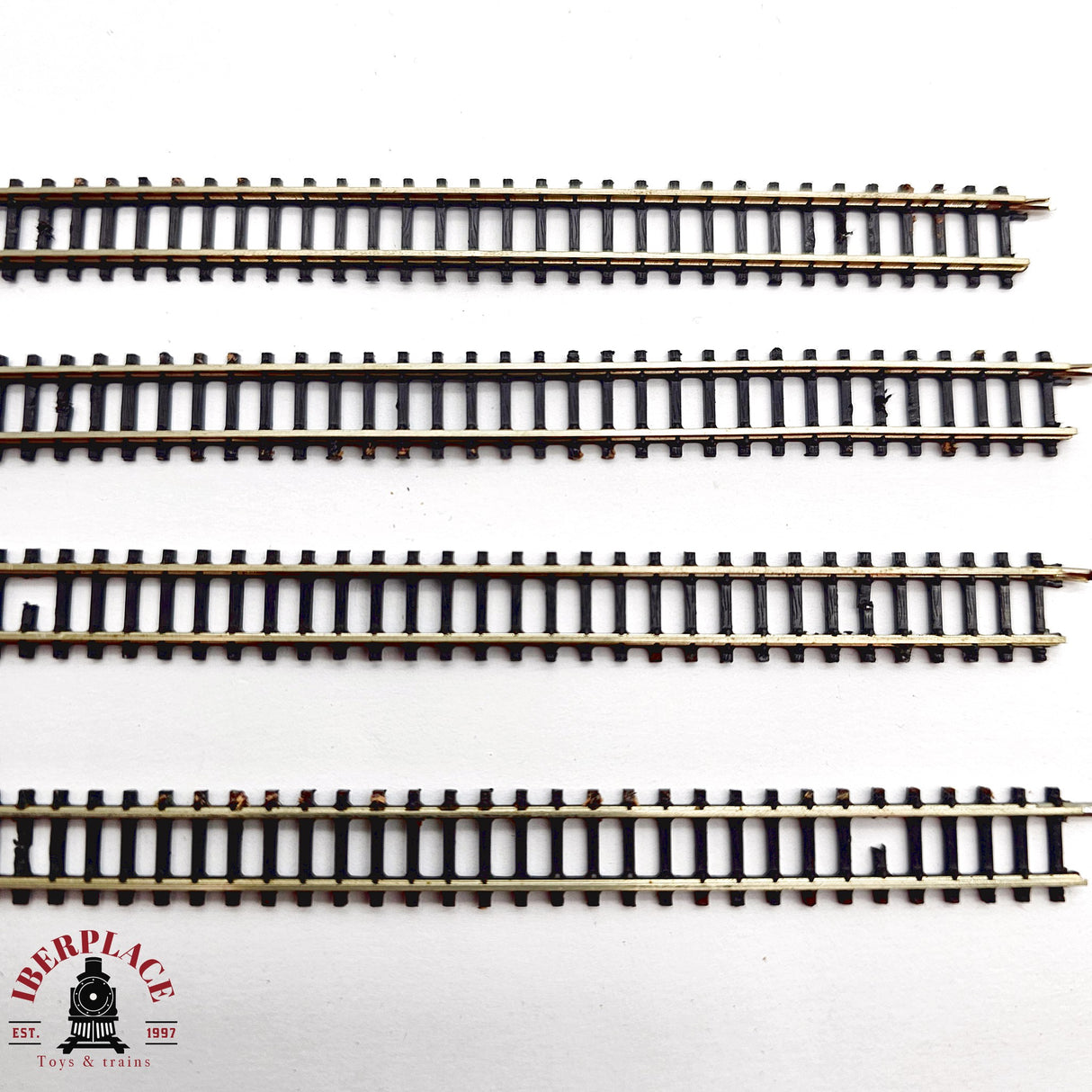 ♻️ 2da mano - Märklin 4x 8505 vías rectas 220mm Z escala 1:220 E14