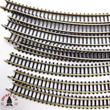 ♻️ 2da mano - Märklin 8x 8520 vías curvas 195mm Z escala 1:220 E14
