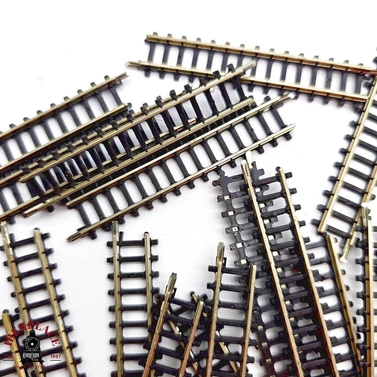 ♻️ 2da mano - Märklin 22x 8503 vías rectas 55mm Z escala 1:220 E14