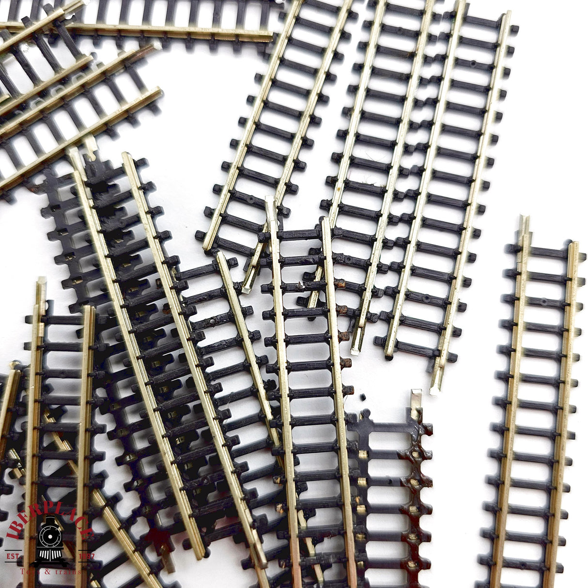 ♻️ 2da mano - Märklin 22x 8503 vías rectas 55mm Z escala 1:220 E14
