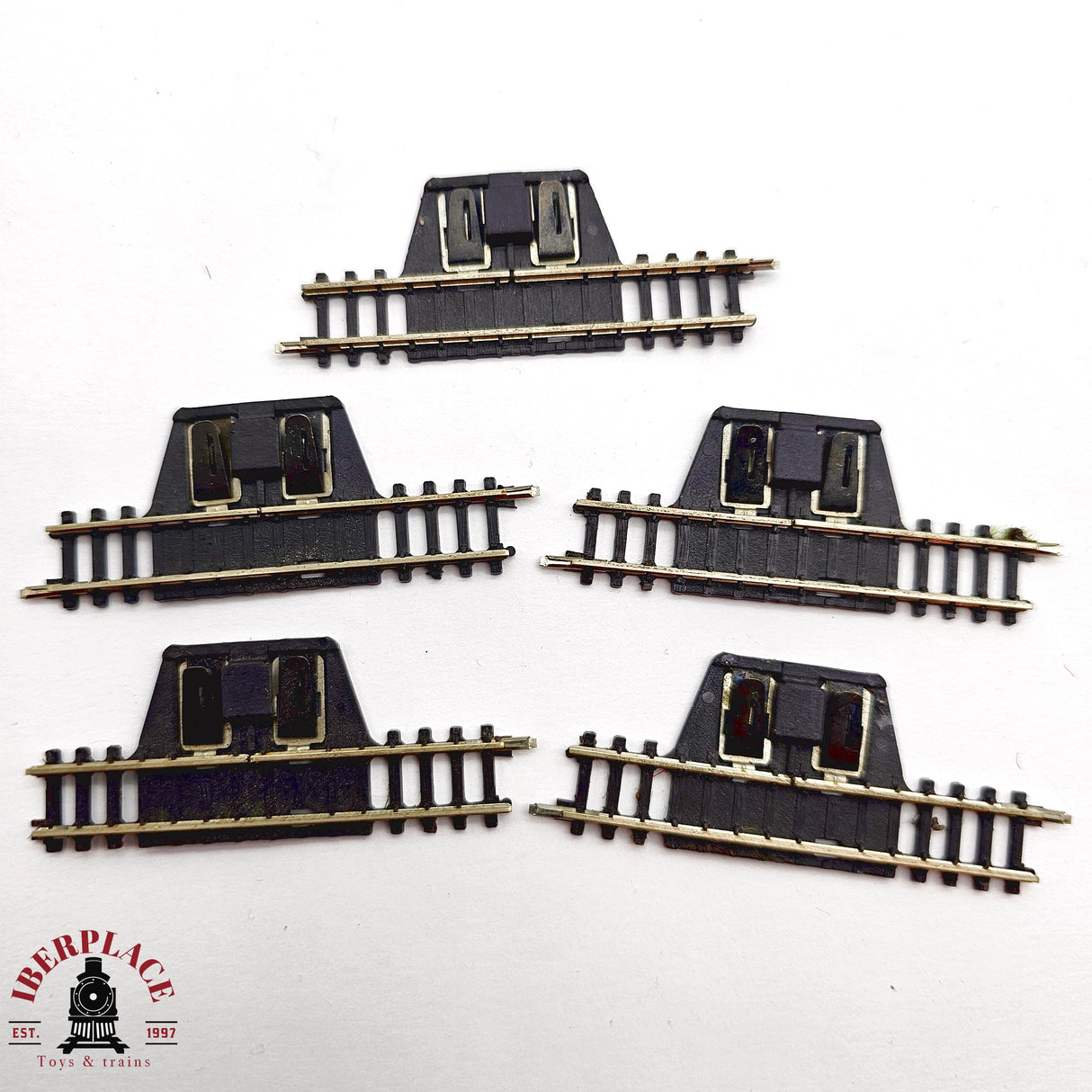 ♻️ 2da mano - Märklin 5x 8588 Vía de aislamiento 55 mm Z escala 1:220 E14
