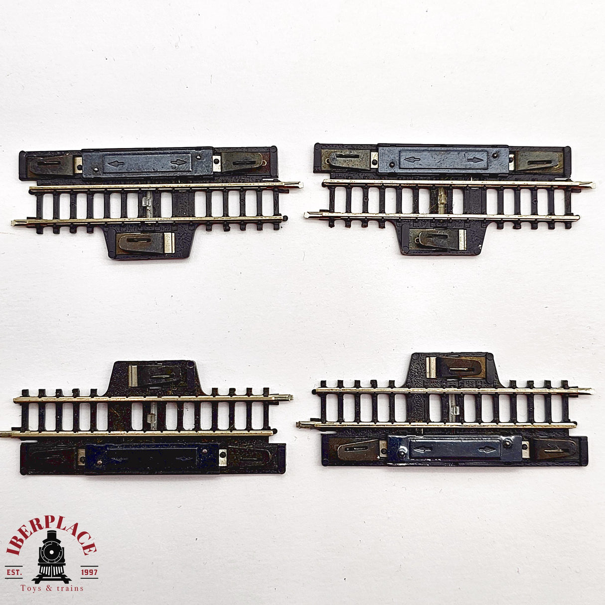 ♻️ 2da mano - Märklin 4x 8589 Vías de maniobra recta 55 mm Z escala 1:220 E14