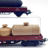 ♻️ 2da mano - Märklin 2x vagones plataforma DB con carga H0 escala 1:87 E14