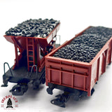 ♻️ 2da mano - Märklin 2x vagón abierto y vagón tolva con carbón DB H0 escala 1:87 E14
