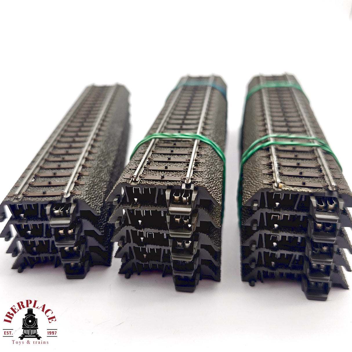 ♻️ 2da mano - Märklin 14x 24188 vías rectas 188mm sistema C H0 escala 1:87 E14