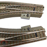 ♻️ 2da mano - Märklin 2x 24672 desvíos curvos izquierda y derecha sistema C H0 escala 1:87 E14