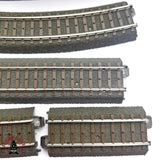 ♻️ 2da mano - Märklin 14x 24130 24215 vías curvas sistema C H0 escala 1:87 E14