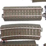 ♻️ 2da mano - Märklin 16x  vías curvas y rectas  sistema C H0 escala 1:87 E14
