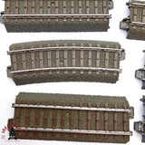 ♻️ 2da mano - Märklin 16x  vías curvas y rectas  sistema C H0 escala 1:87 E14