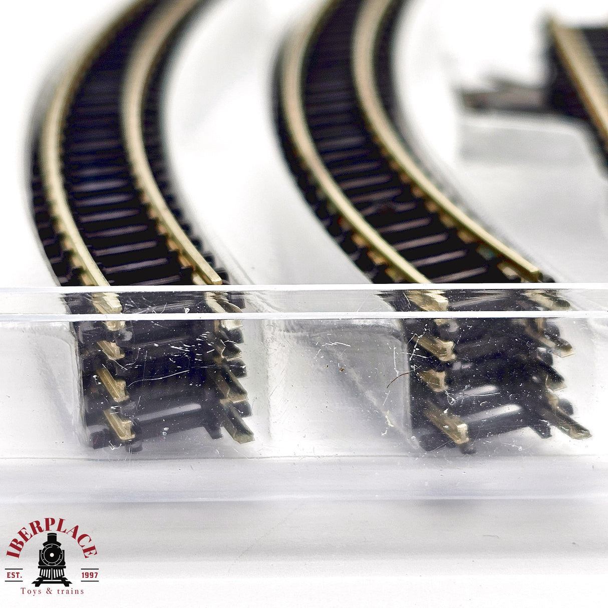 ♻️ 2da mano -  Märklin 11x vías curvas y vías de conexión Z escala 1:220 E14