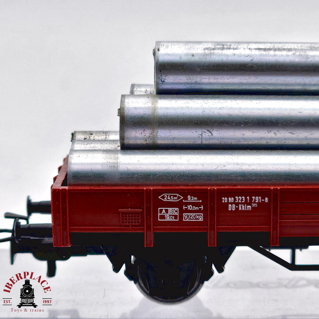 ♻️ 2da mano - Märklin 3x vagones plataforma DB H0 escala 1:87 E14