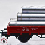 ♻️ 2da mano - Märklin 3x vagones plataforma DB H0 escala 1:87 E14