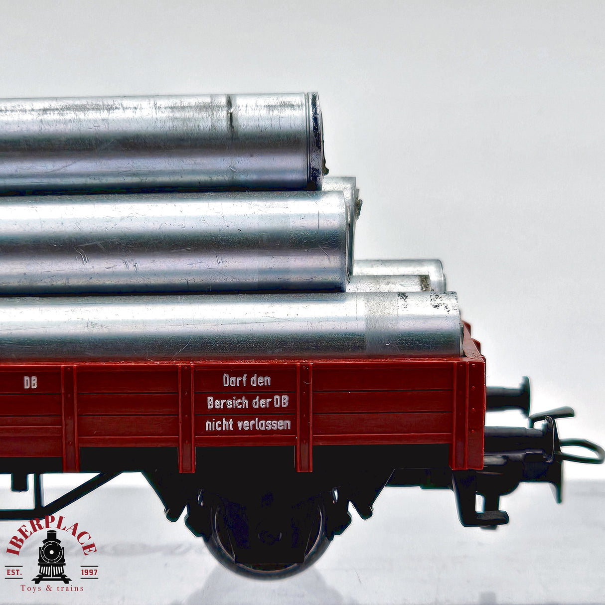 ♻️ 2da mano - Märklin 3x vagones plataforma DB H0 escala 1:87 E14