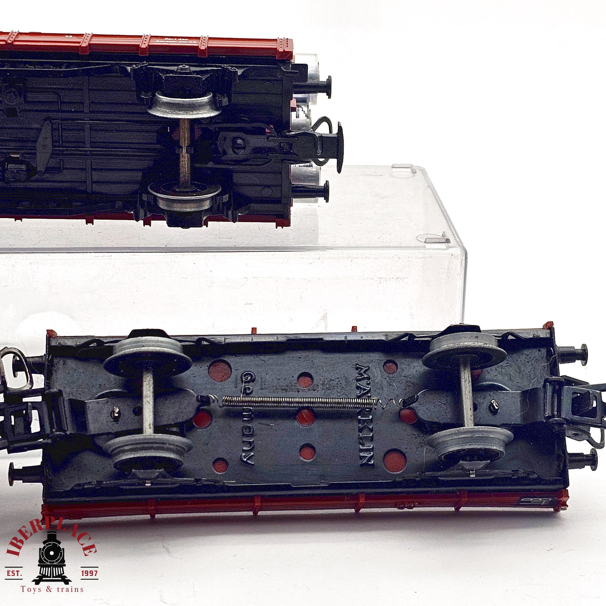 ♻️ 2da mano - Märklin 3x vagones plataforma DB H0 escala 1:87 E14