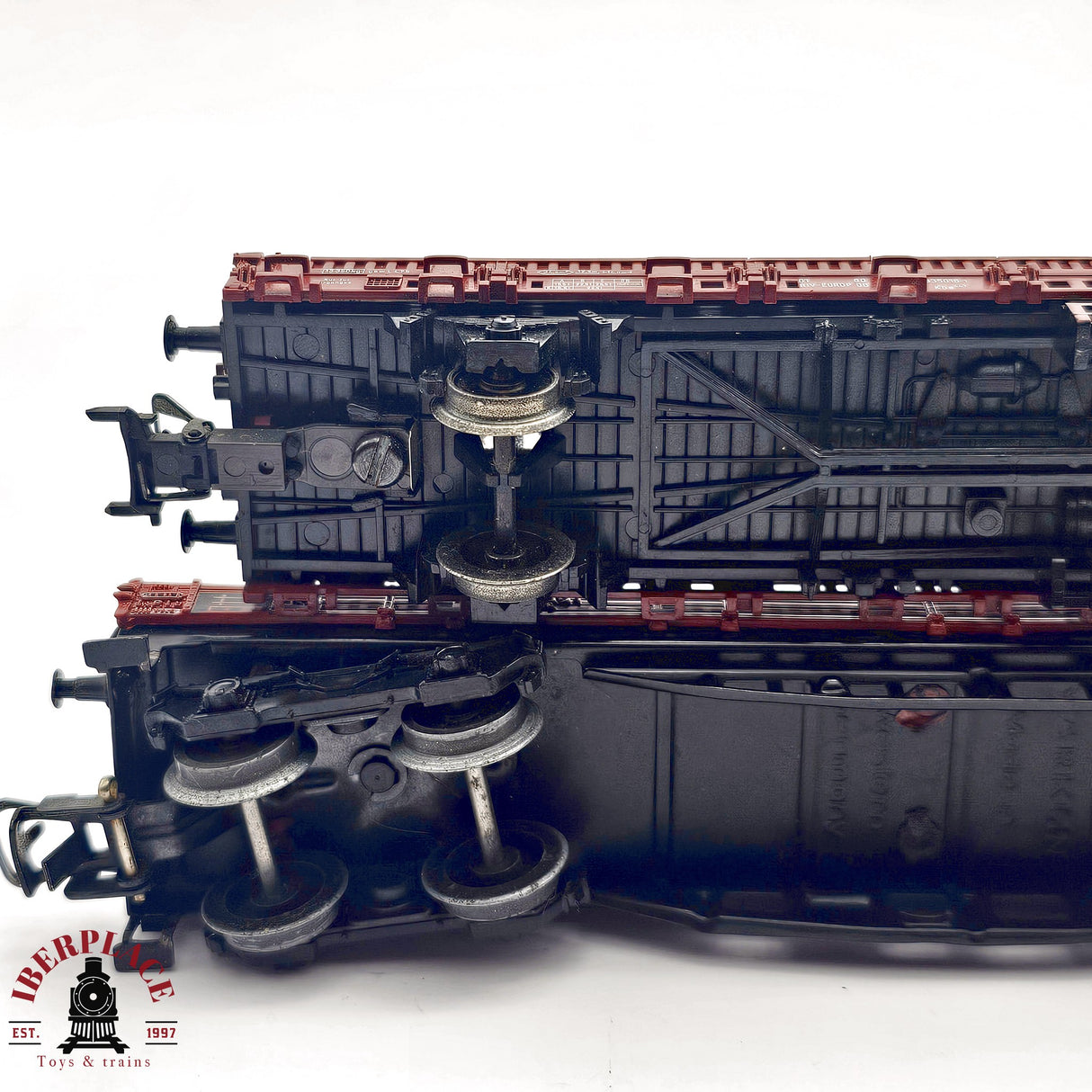 ♻️ 2da mano - Märklin 3x vagones plataforma DB H0 escala 1:87 E14