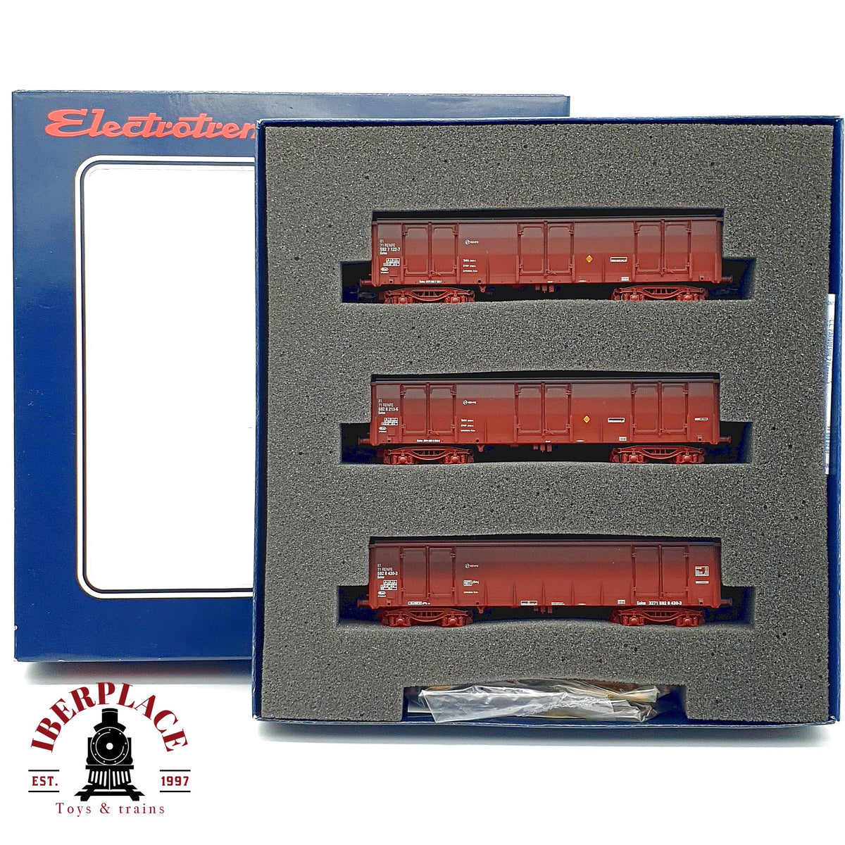 ♻️✨ Electrotren 6509K set 3 vagones bordes altos Eales RENFE RN DC Escala H0 1:87