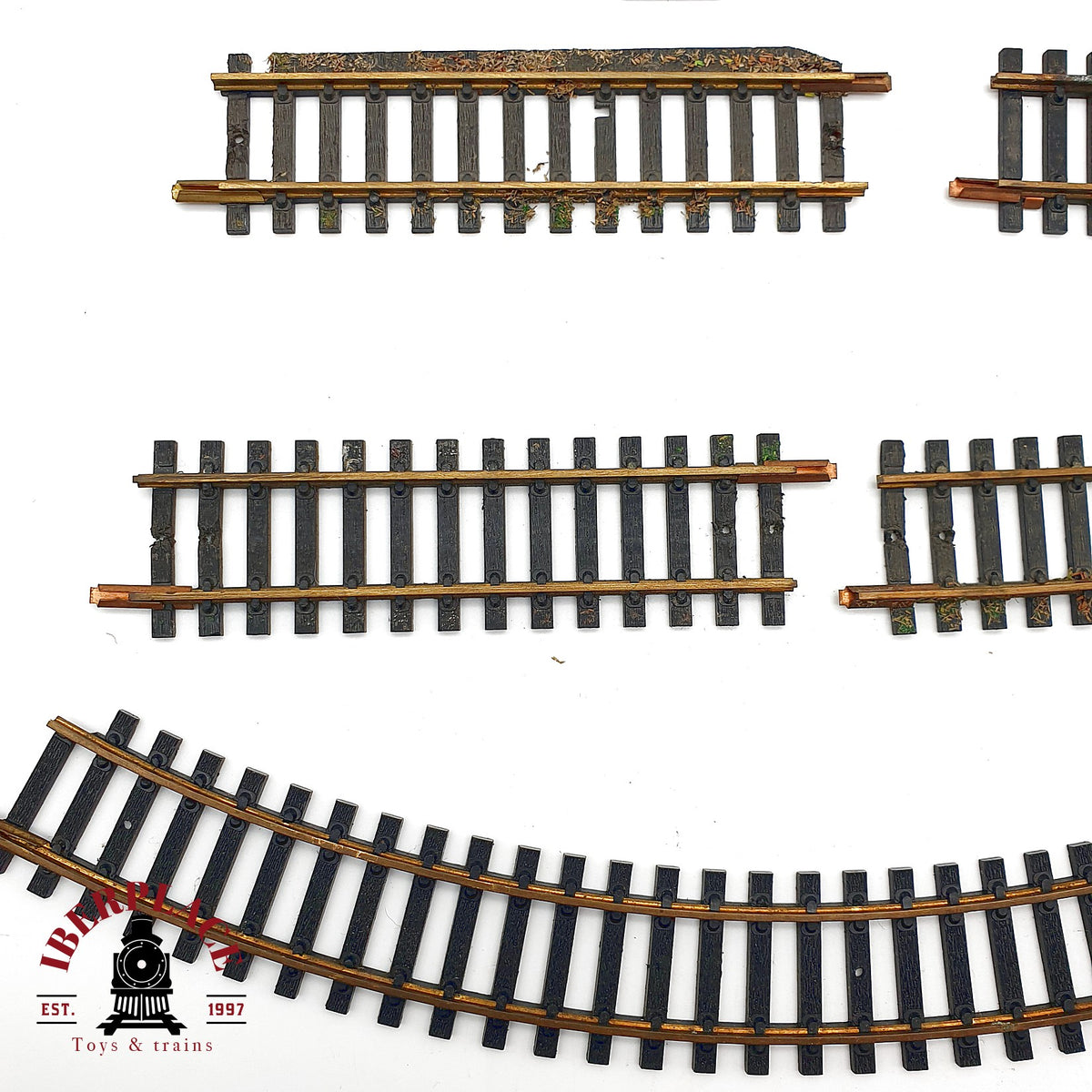 ♻️ Flesichmann 15x Vías rectas, curvas, de conexion, Desvíos Manuales 🟡 GRADE B 🔴 GRADE C Escala H0 1:87