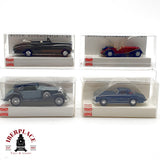 ♻️ ✨Busch 4x coches clasicos Horch Bentley Mercedes 300SL Morgan Escala H0 1:87