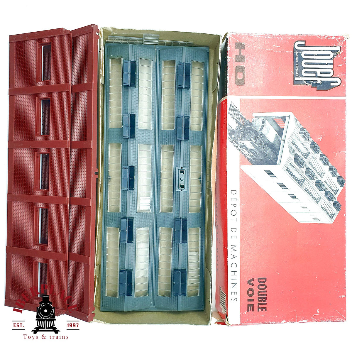 ♻️ Jouef 2728 deposito locomotoras 2 vias Escala H0 1:87
