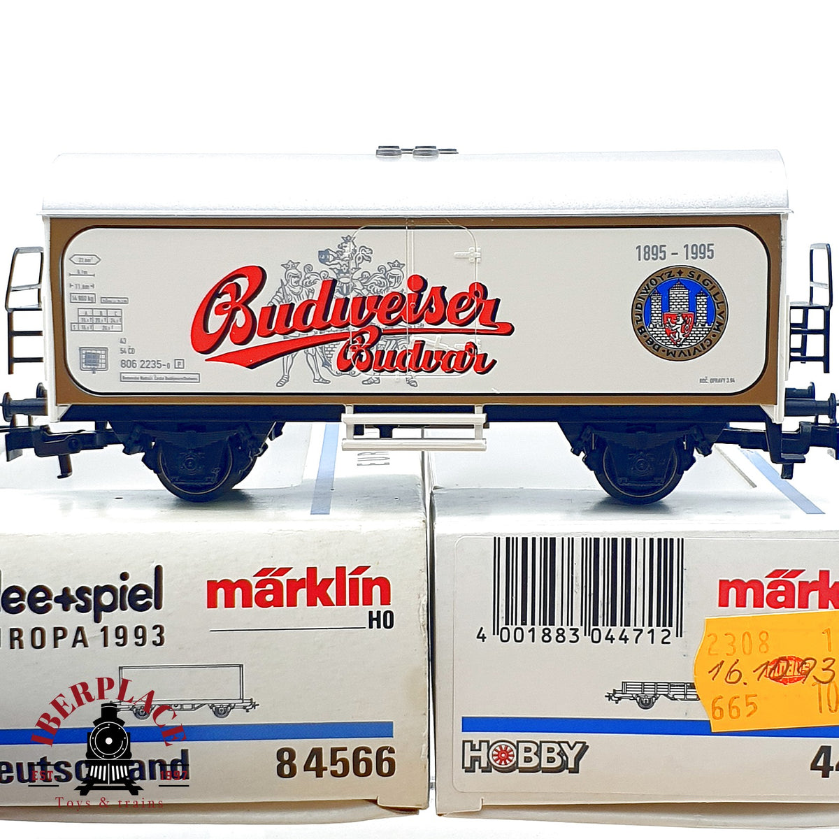♻️✨ Märklin 3x vagones Budweiser Deutschland 84566 4422 4471 DB Ep V Escala H0 1:87
