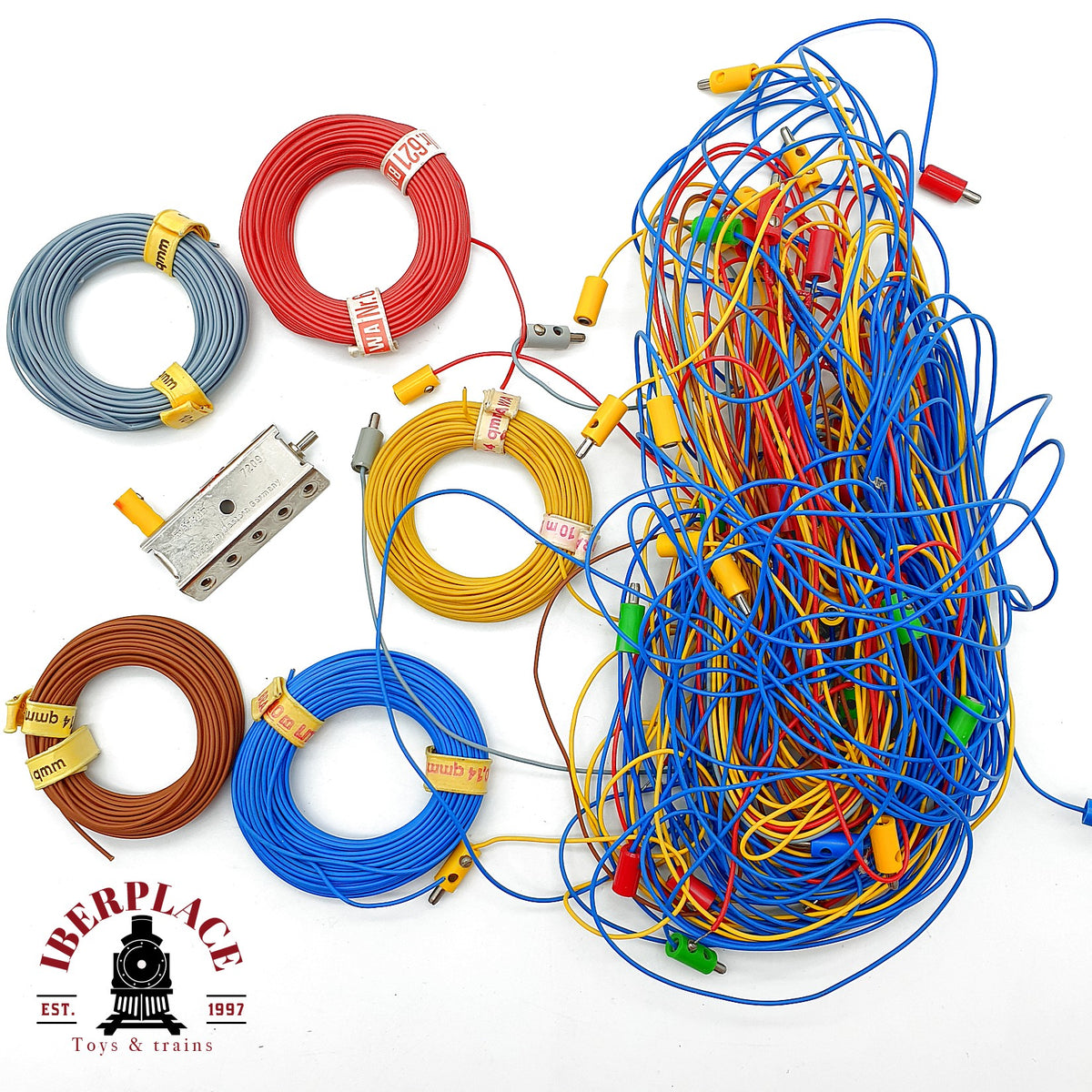 ♻️ Märklin Brawa Lote cables conexion clavijas distribuidor Escala H0 1:87