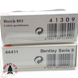 ♻️ ✨Busch 4x coches clasicos Horch Bentley Mercedes 300SL Morgan Escala H0 1:87