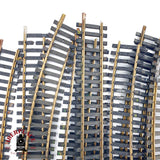 ♻️ Fleischmann 25x 1701 1700 vias curvas y rectas travesía 🟡 GRADE B - 🔴 GRADE C  Escala H0 1:87