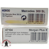 ♻️ ✨Busch 4x coches clasicos Horch Bentley Mercedes 300SL Morgan Escala H0 1:87