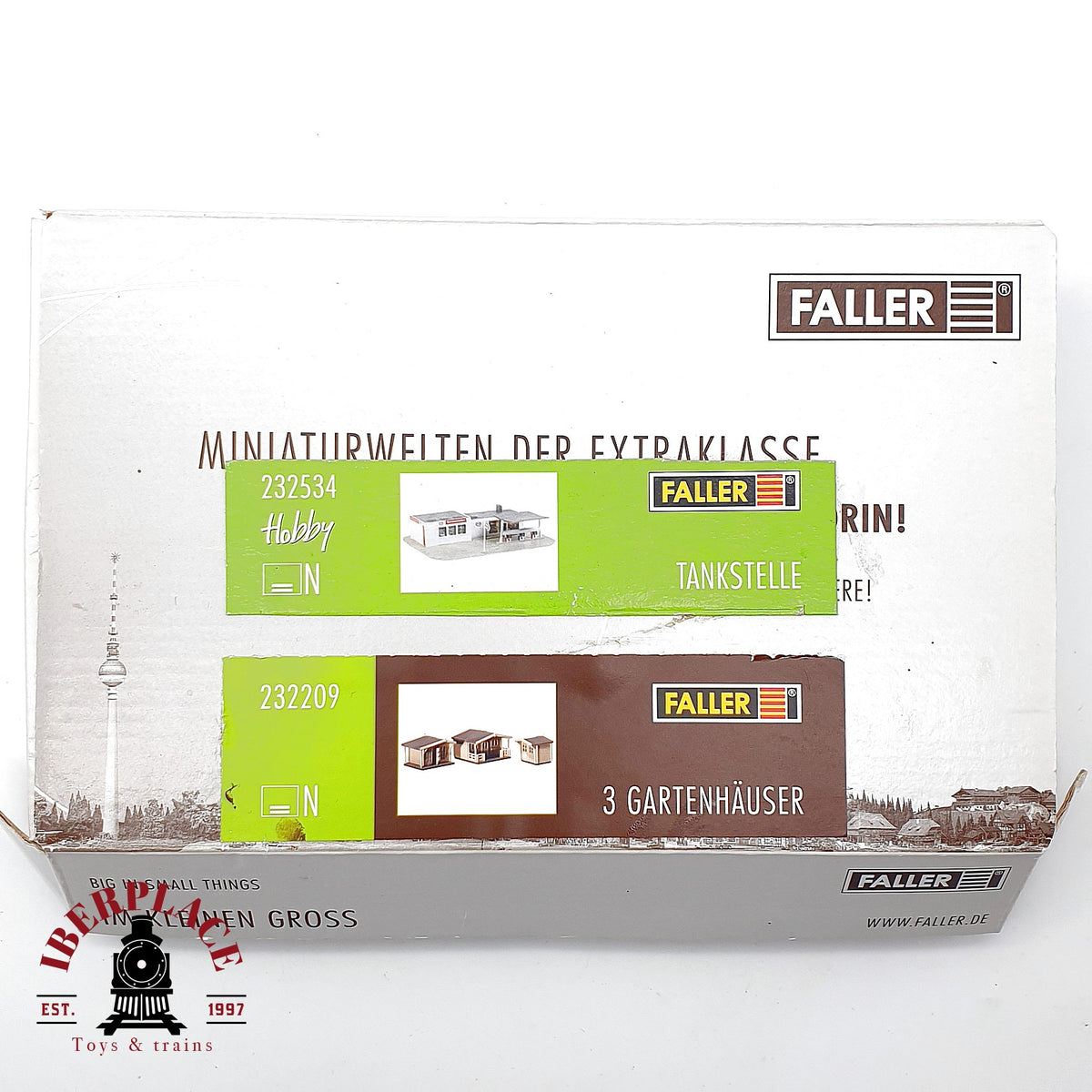 ♻️ Faller 232209 232534 piezas de los sets gasolinera y casitas de jardin repuestos Escala N 1:160