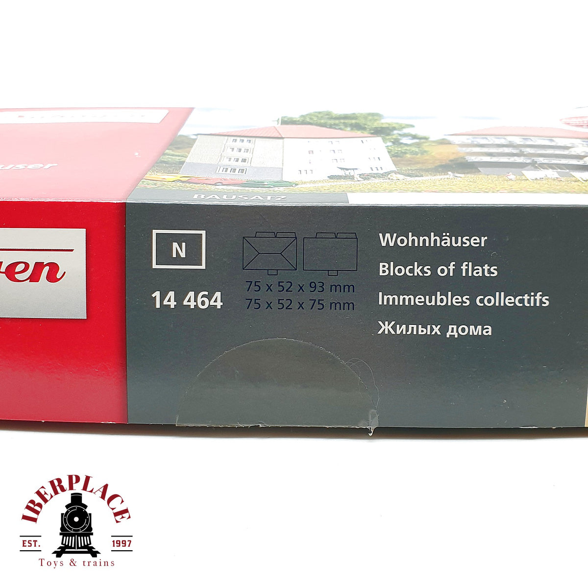 ♻️ Auhagen 14464 Wohnhäuser bloques viviendas casas edificación kit Escala N 1:160