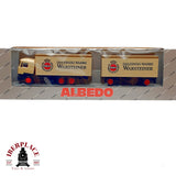 ♻️ ✨ Albedo camion MAN con remolque cerveza Warsteiner Escala H0 1:87