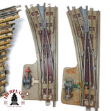 ♻️ Hornby Dublo 3-Rail Lote vias curvas y desvios vintage 00 1940 - 50's - 🔴 GRADE C Escala H0