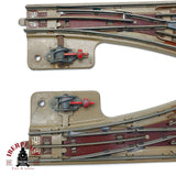 ♻️ Hornby Dublo 3-Rail Lote vias curvas y desvios vintage 00 1940 - 50's - 🔴 GRADE C Escala H0