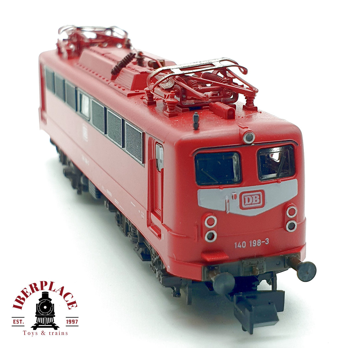 ♻️ Fleischmann 7332 locomotora electrica BR 140 198-3 DB Ep IV escala N 1:160