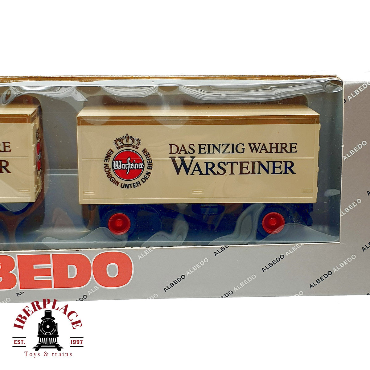 ♻️ ✨ Albedo camion MAN con remolque cerveza Warsteiner Escala H0 1:87
