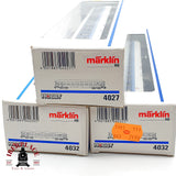 ♻️✨ Märklin Set 3x vagones InterRegio DB 4027 4032 1a 2a clase Chapa Escala H0 1:87
