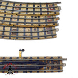 ♻️ Hornby Dublo 3-Rail Lote vias curvas y desvios vintage 00 1940 - 50's - 🔴 GRADE C Escala H0
