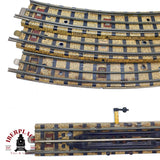 ♻️ Hornby Dublo 3-Rail Lote vias curvas y desvios vintage 00 1940 - 50's - 🔴 GRADE C Escala H0